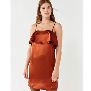 Kimchi Blue Copper Slip Dress Size Small